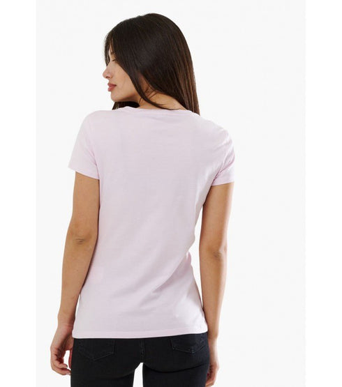 T-shirt Donna con stampa zebrata Nero rosa LIU.JO- Francavilla Moda